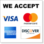 Square Credit Card Accepted Decal 4 X 4